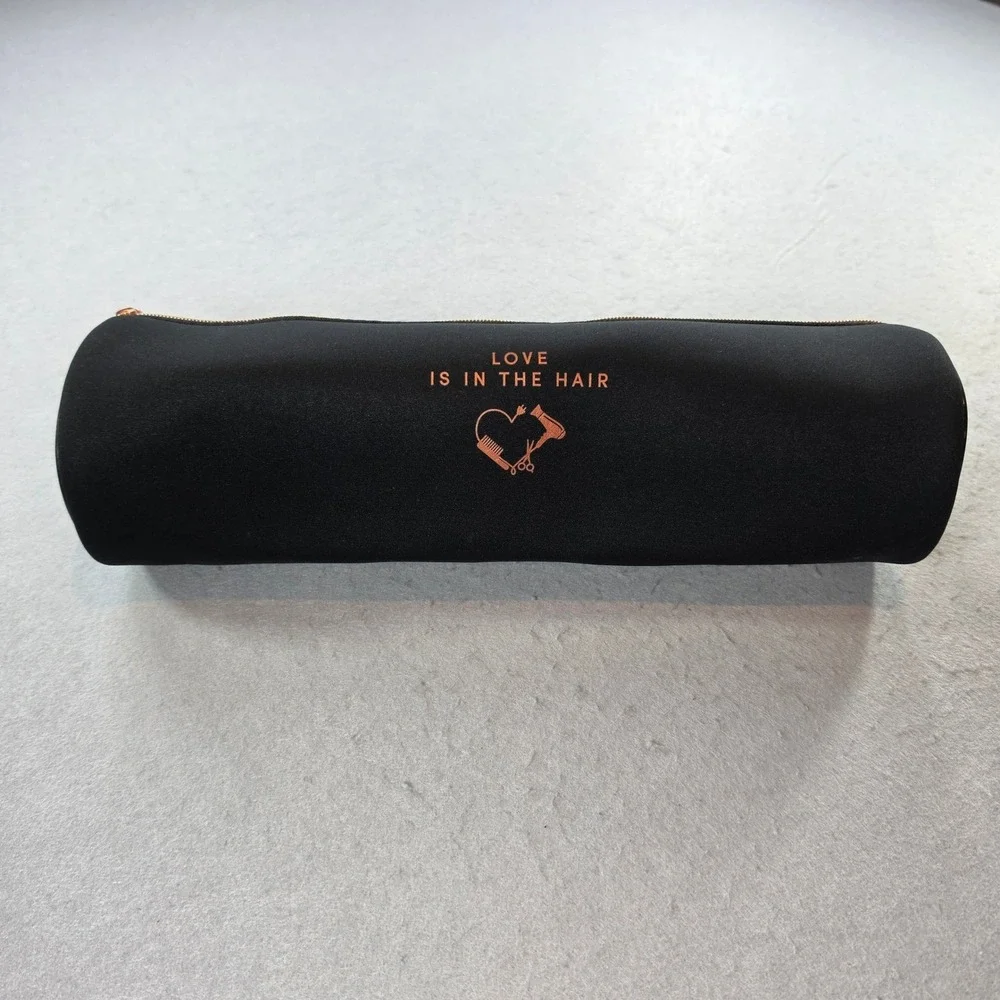 Love Is In The Hair Black Neoprene Heat Resistant Travel Case for Hair Tools
